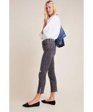 724 High-Rise Straight Cropped Jeans Dire Straits