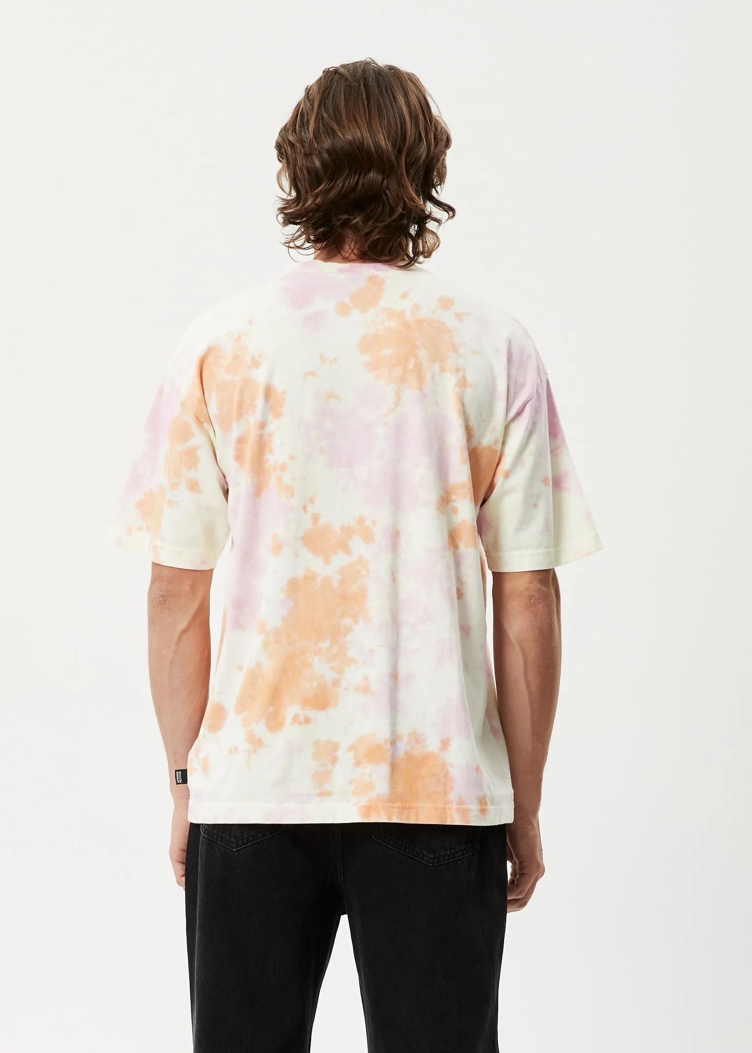 AFENDS Mens Globe - Oversized Graphic T-Shirt - Multi