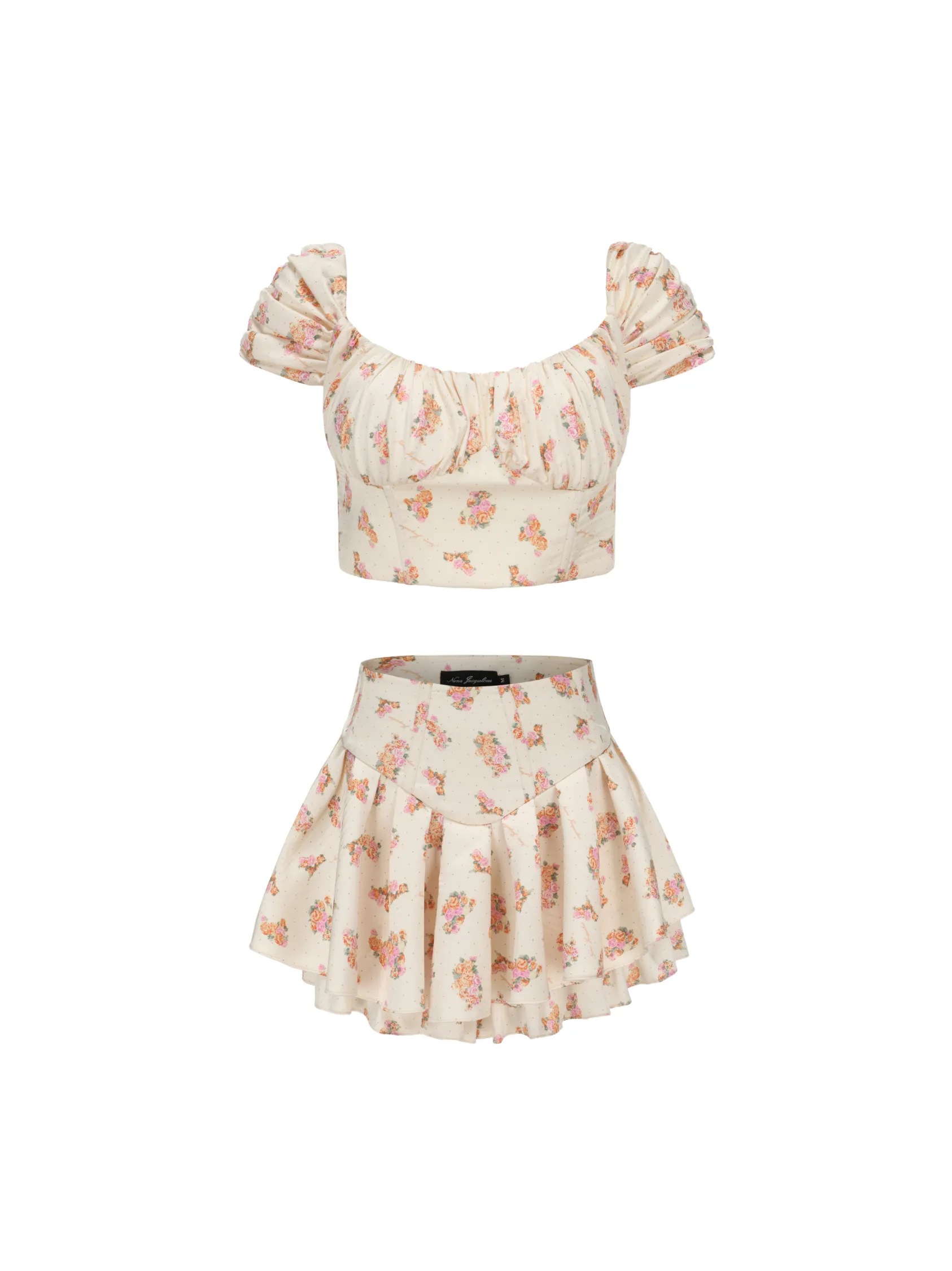 Ariella Satin Set (Yellow)