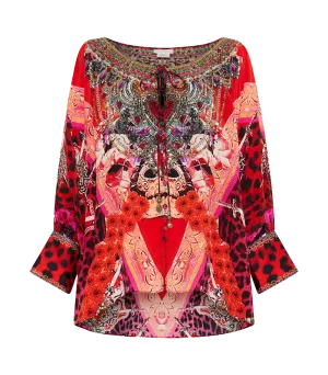 Artesania Mania Buttop Up Top