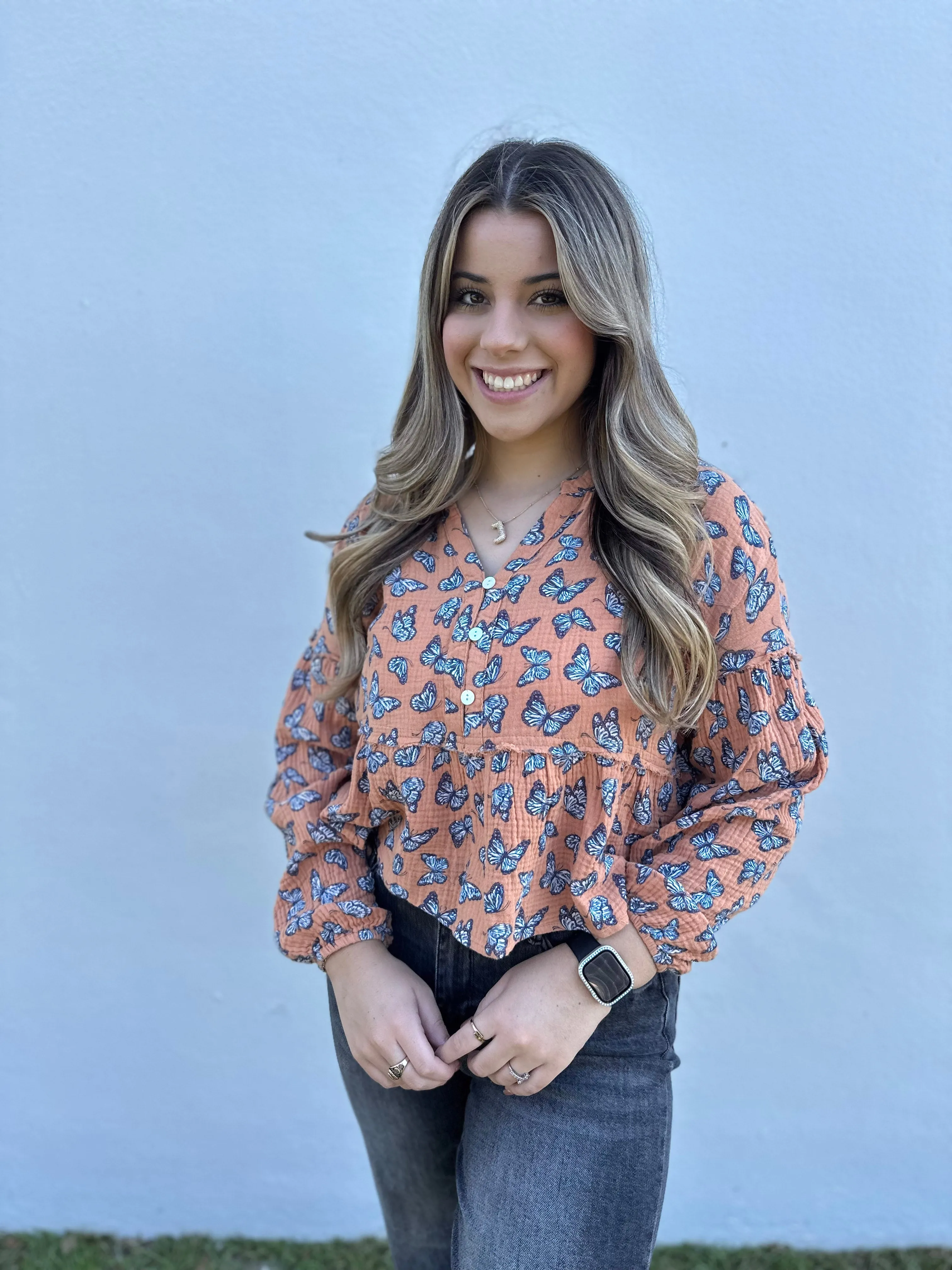 Bella Butterfly Blouse