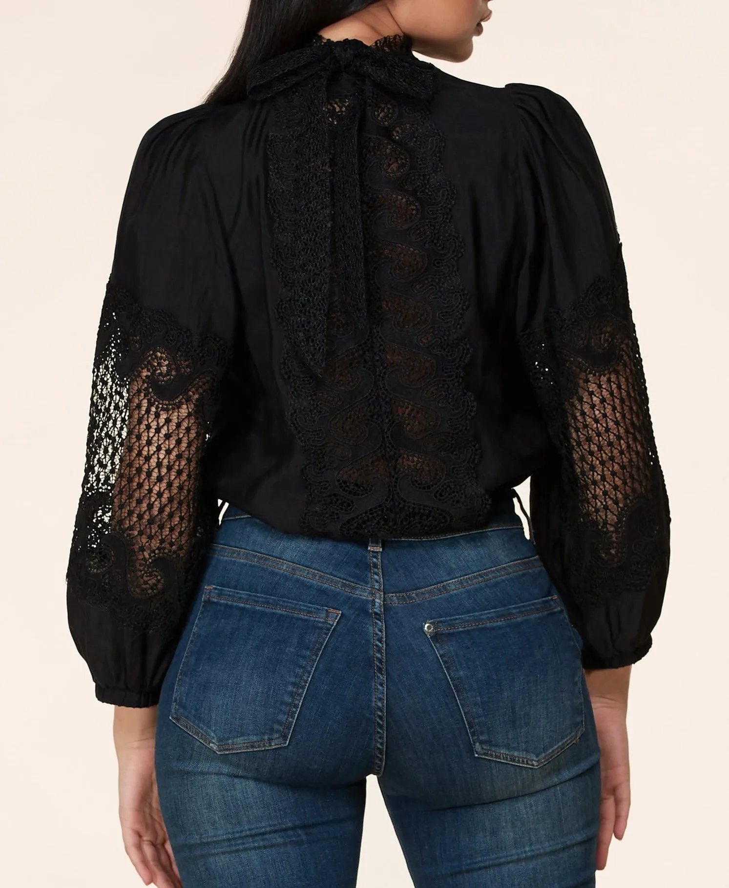 Black Blouse Crochet Pattern Woven top