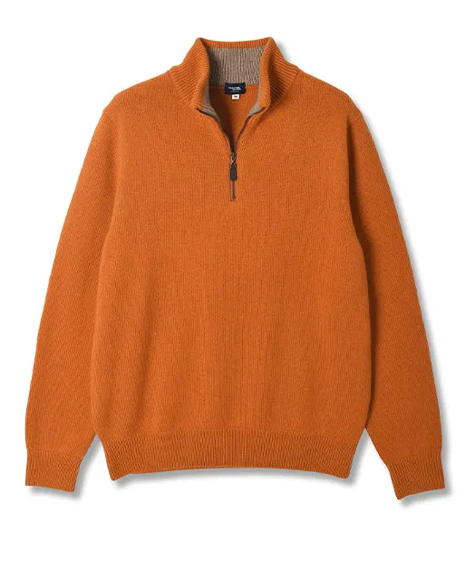 CASHMERE Zipup COLLAR Sweater