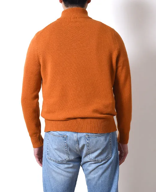 CASHMERE Zipup COLLAR Sweater