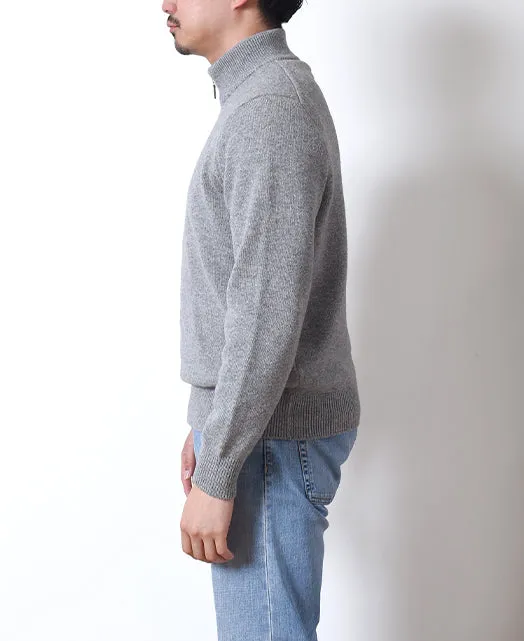 CASHMERE Zipup COLLAR Sweater