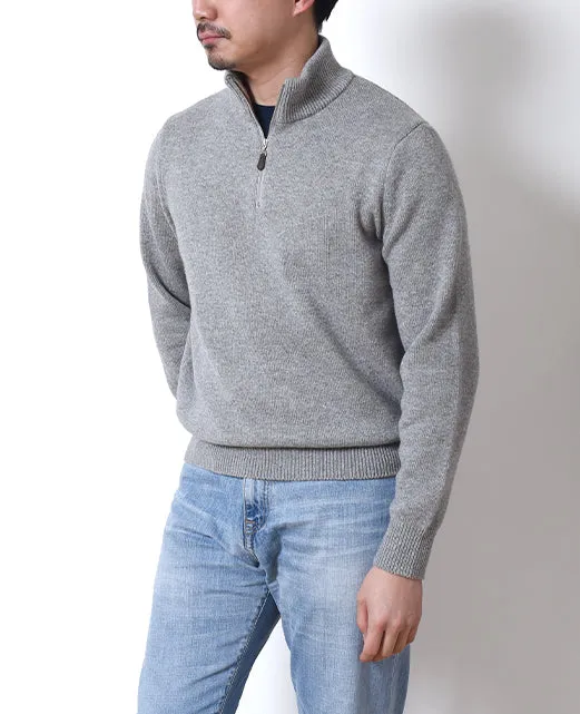 CASHMERE Zipup COLLAR Sweater