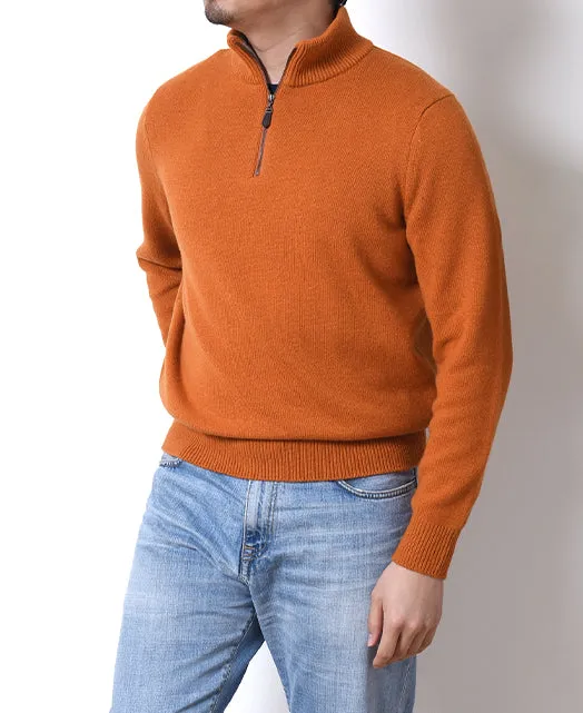 CASHMERE Zipup COLLAR Sweater