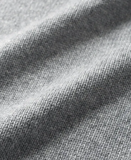 CASHMERE Zipup COLLAR Sweater