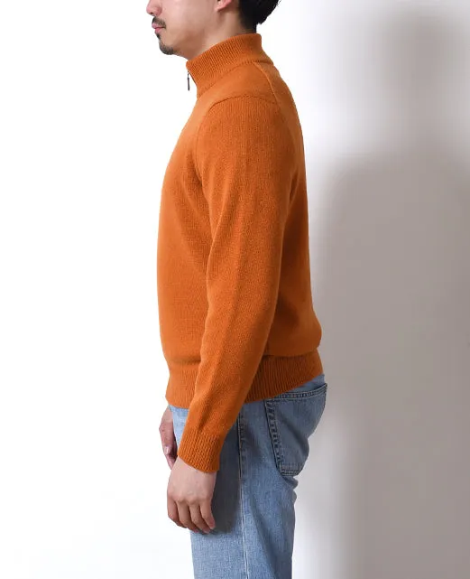 CASHMERE Zipup COLLAR Sweater