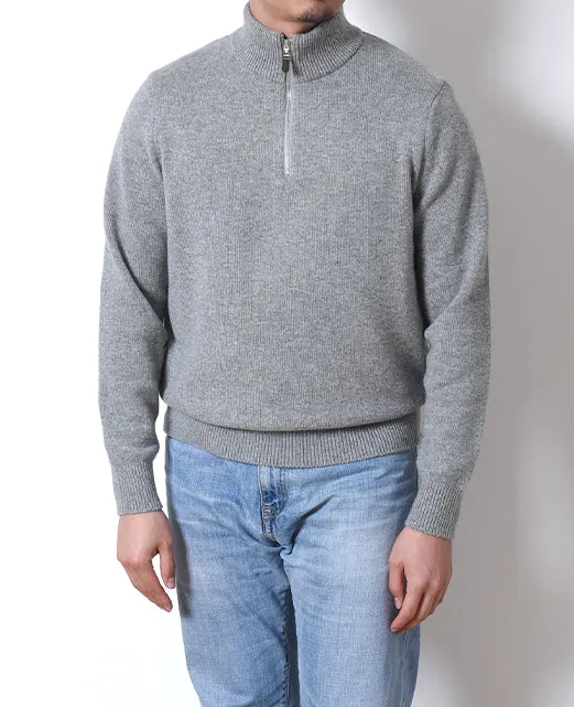 CASHMERE Zipup COLLAR Sweater