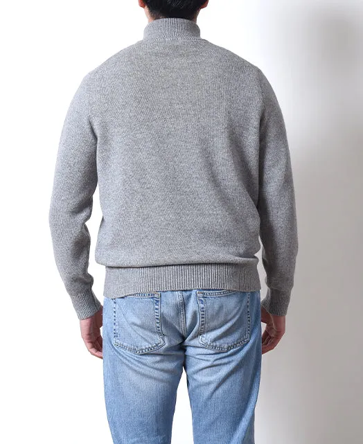 CASHMERE Zipup COLLAR Sweater