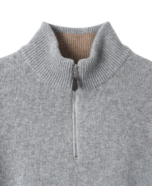 CASHMERE Zipup COLLAR Sweater
