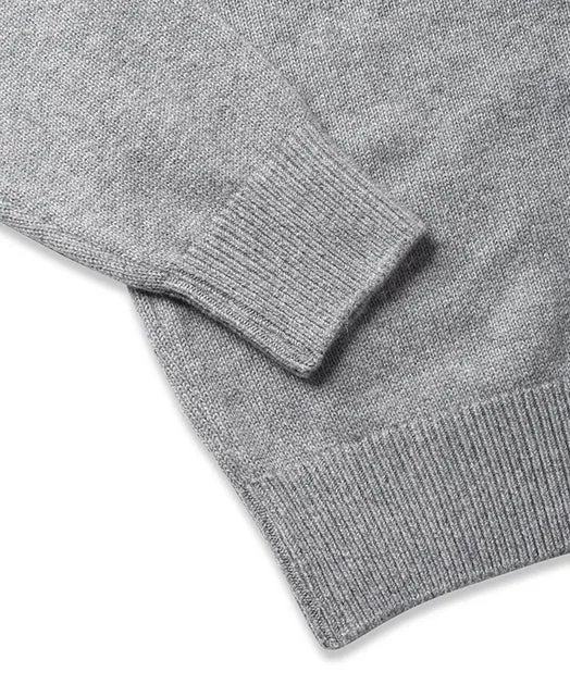 CASHMERE Zipup COLLAR Sweater