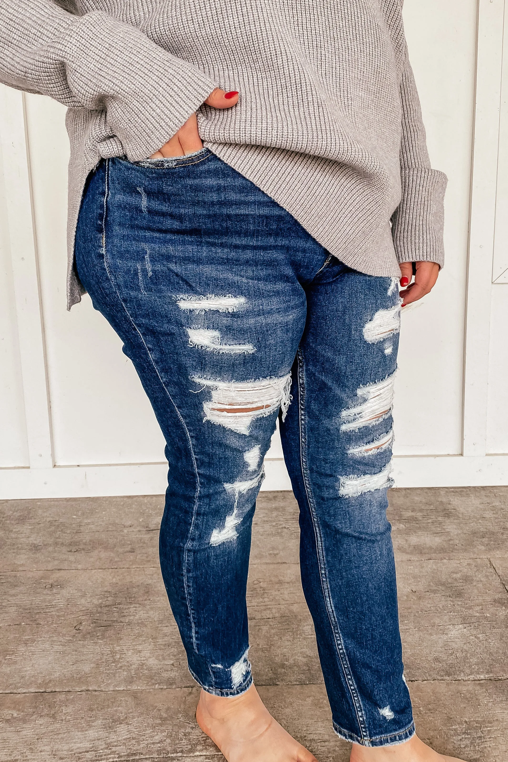 Cleo High Rise Skinny Jeans - PLUS