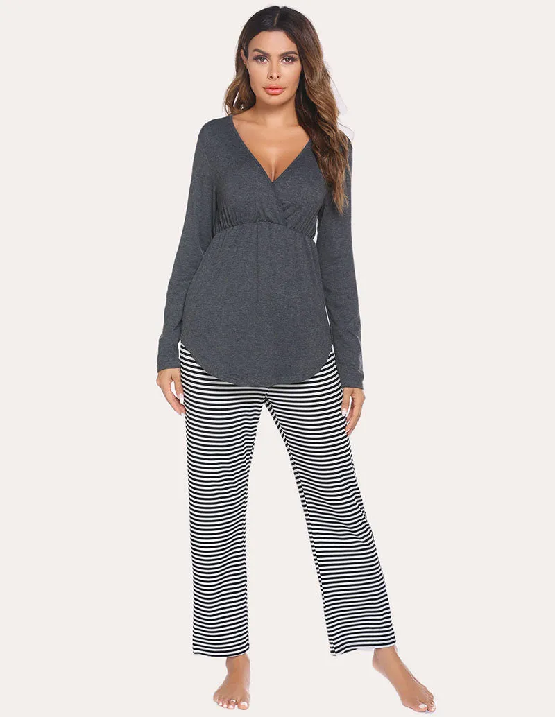Comfy Maternity Nursing Pajama Sets (US Only)