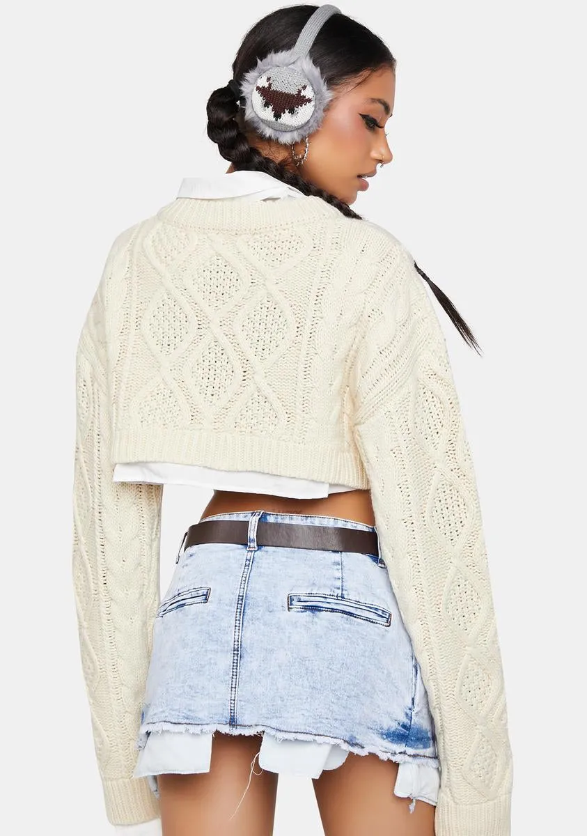 Denim Always Remembered Micro Skirt