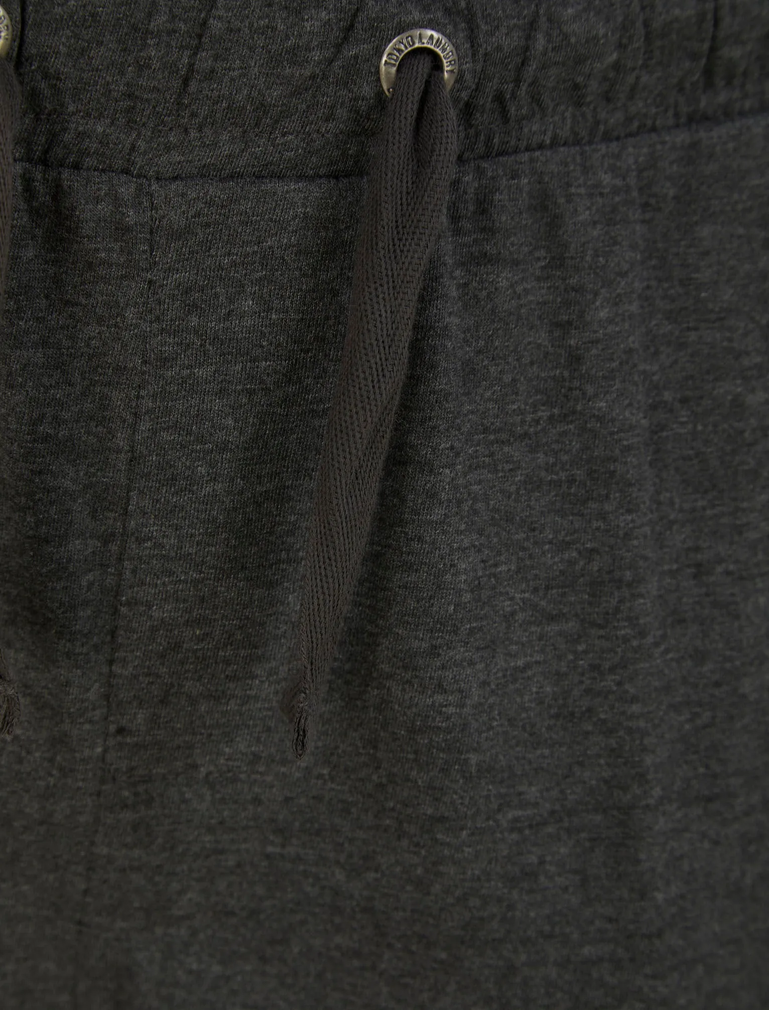 Farlov 2pc Long Sleeve Cotton Lounge Set in Mid Grey Marl / Charcoal Marl - Tokyo Laundry