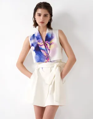 Floral Print Belted Dress