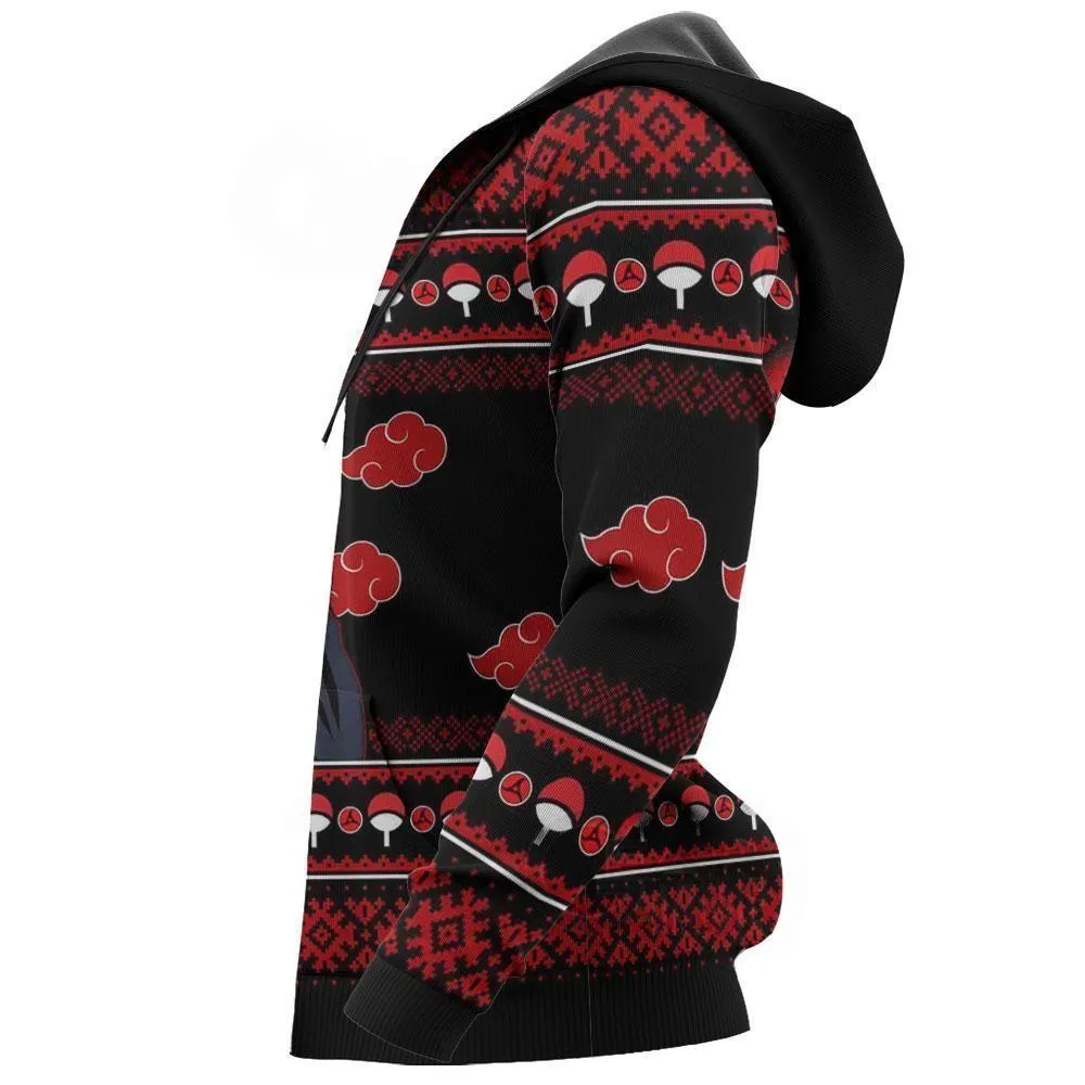 Giftngon - Itachi Ugly Chrismast Sweater Akatsuki Anime Xmas Gift For Kids