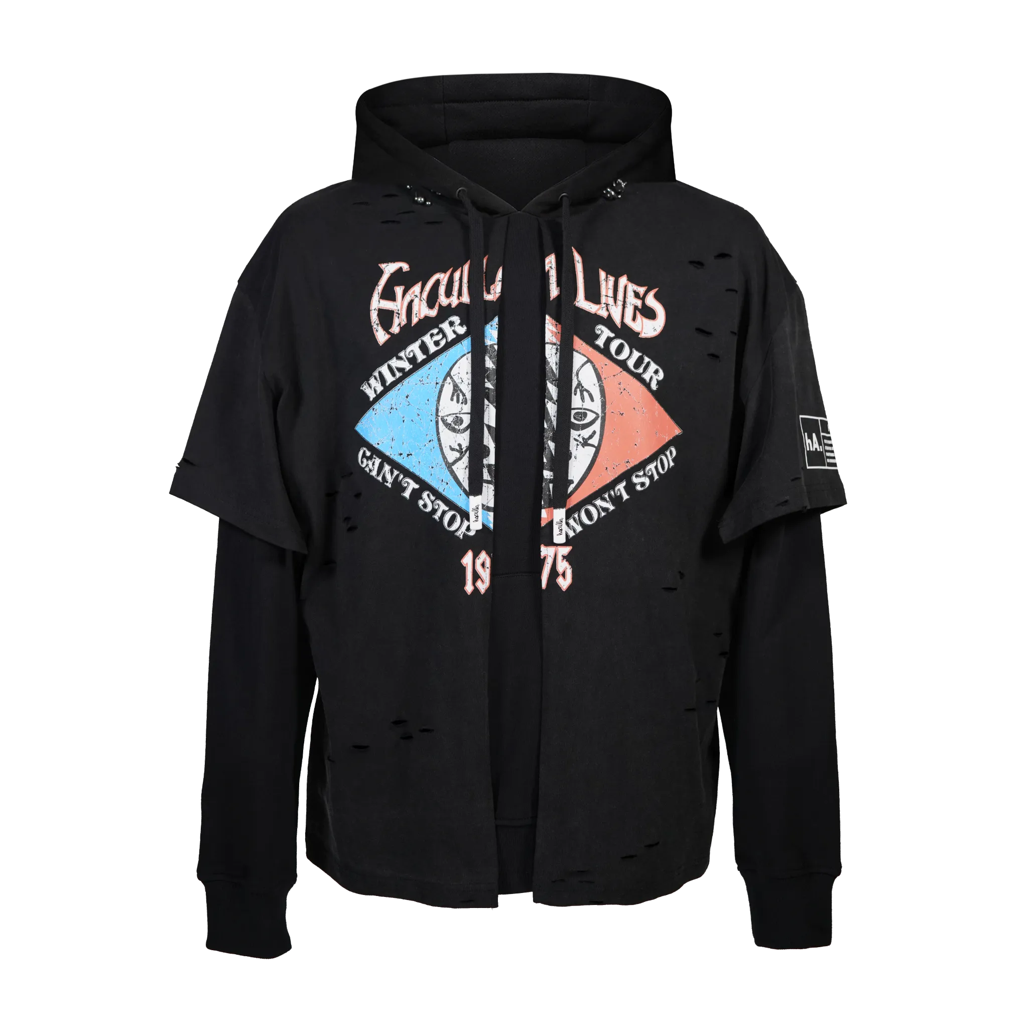 HACULLA LIVES WORLD TOUR TSHIRT HOODIE