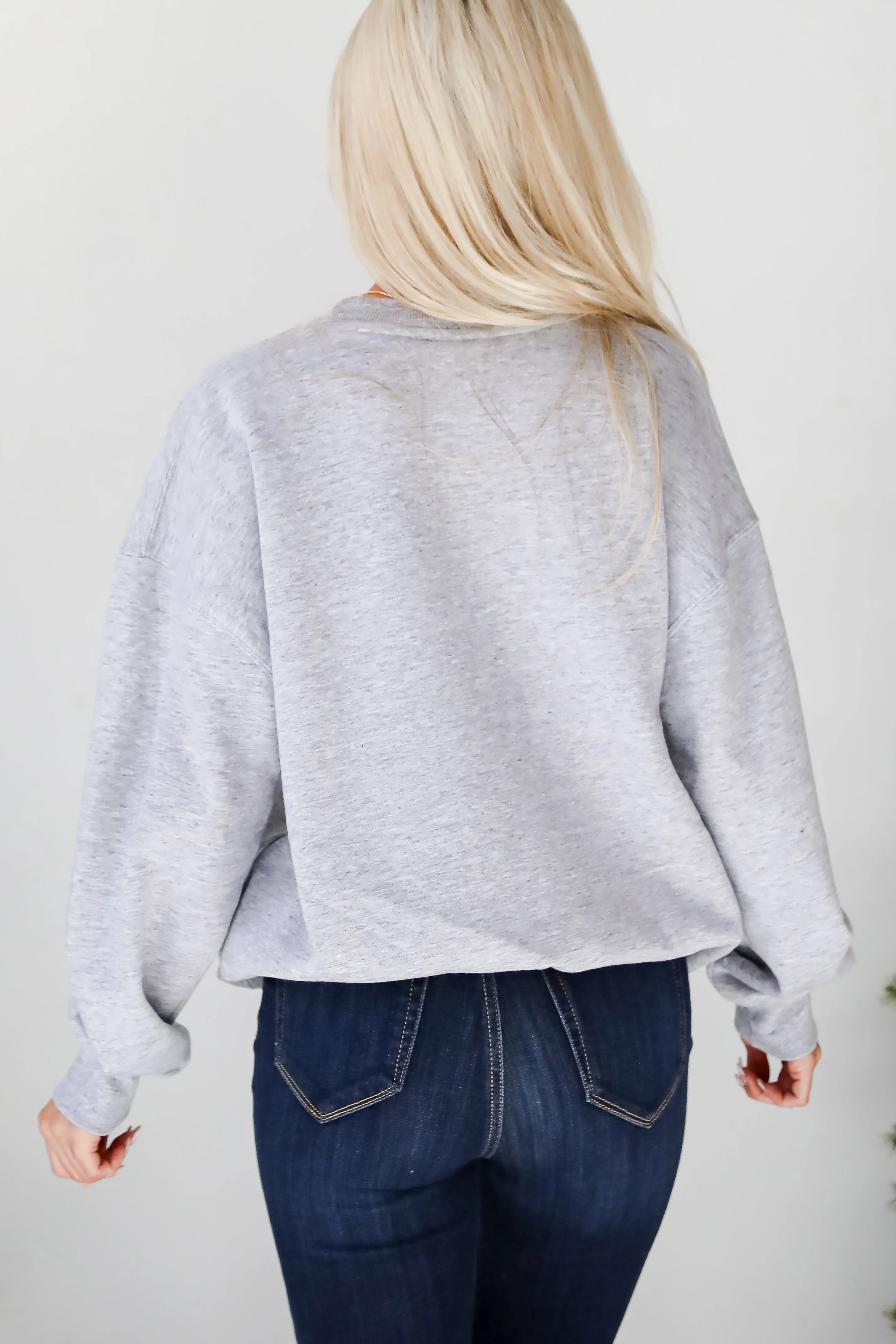 Heather Grey Merry Sweatshirt