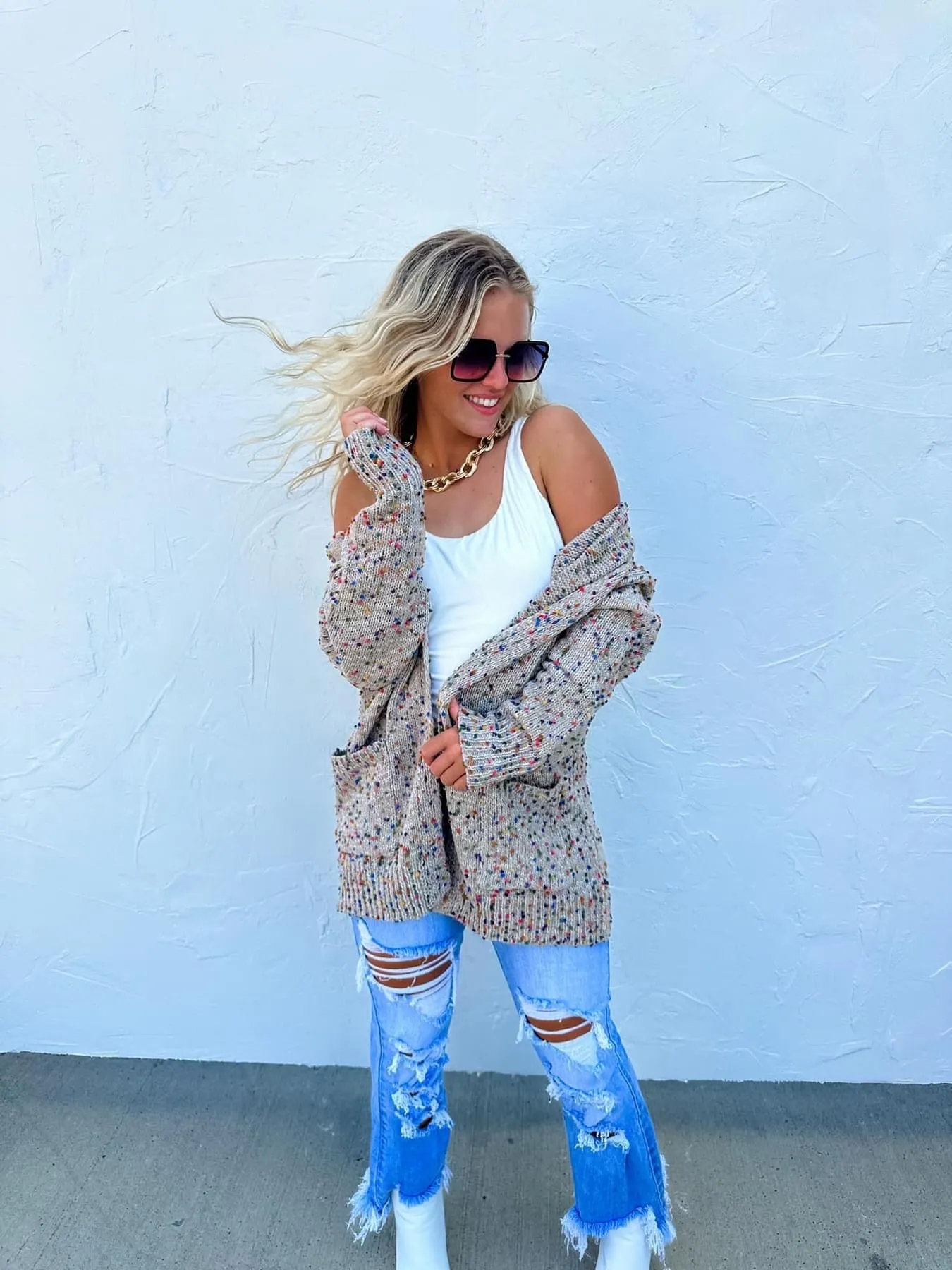 Miley Dot Cardigan