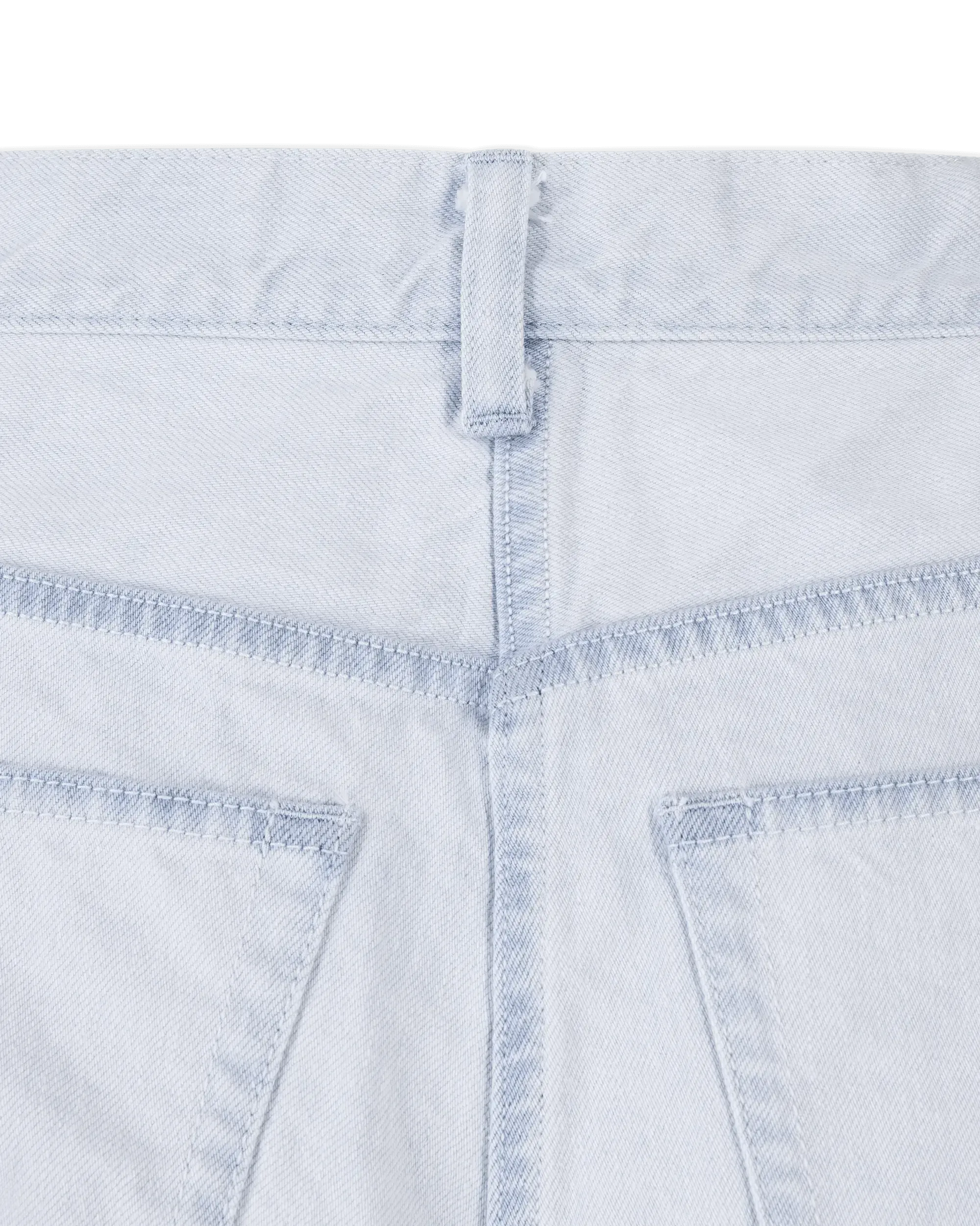 Mixed Denim Skort