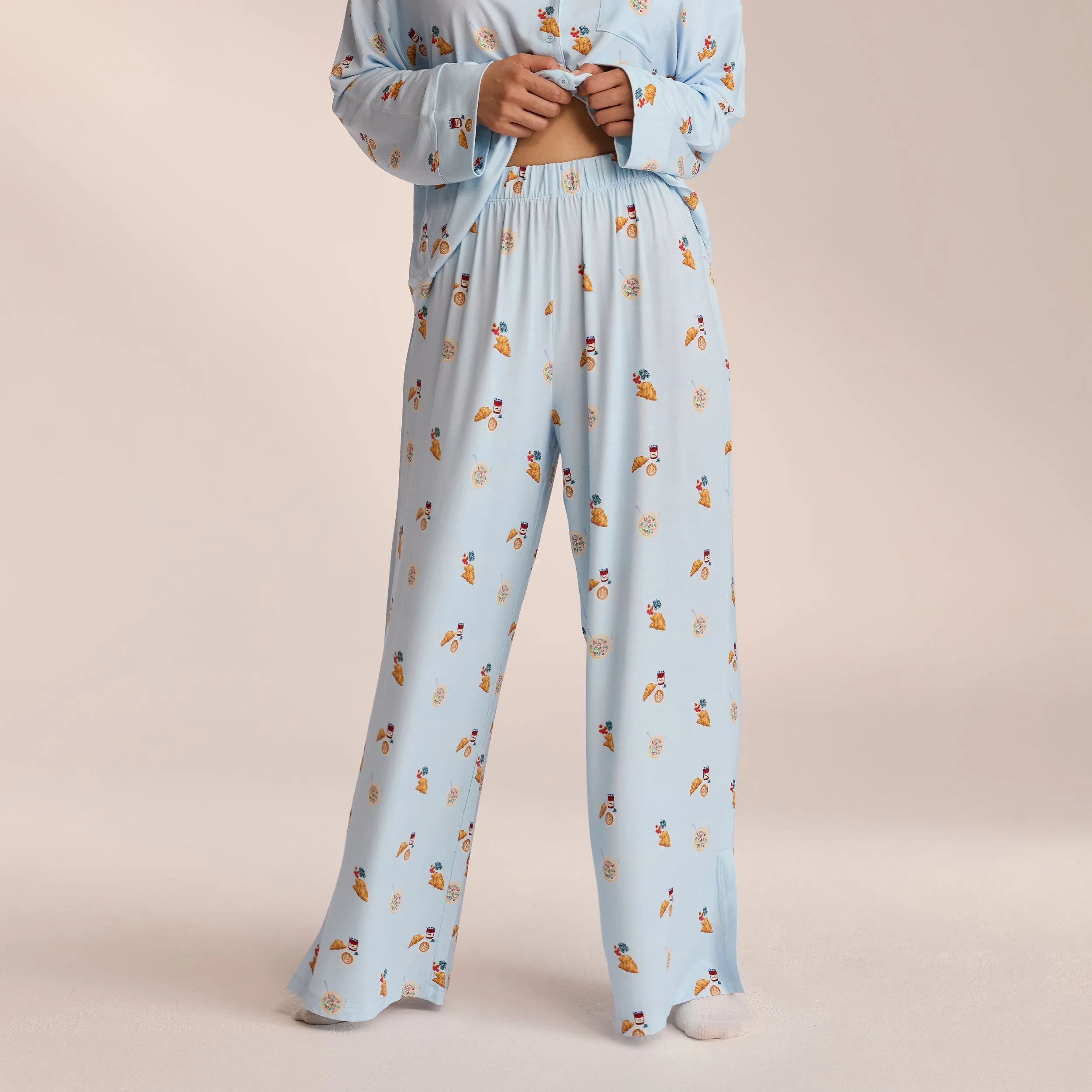Modal Pajama Pants - Blue
