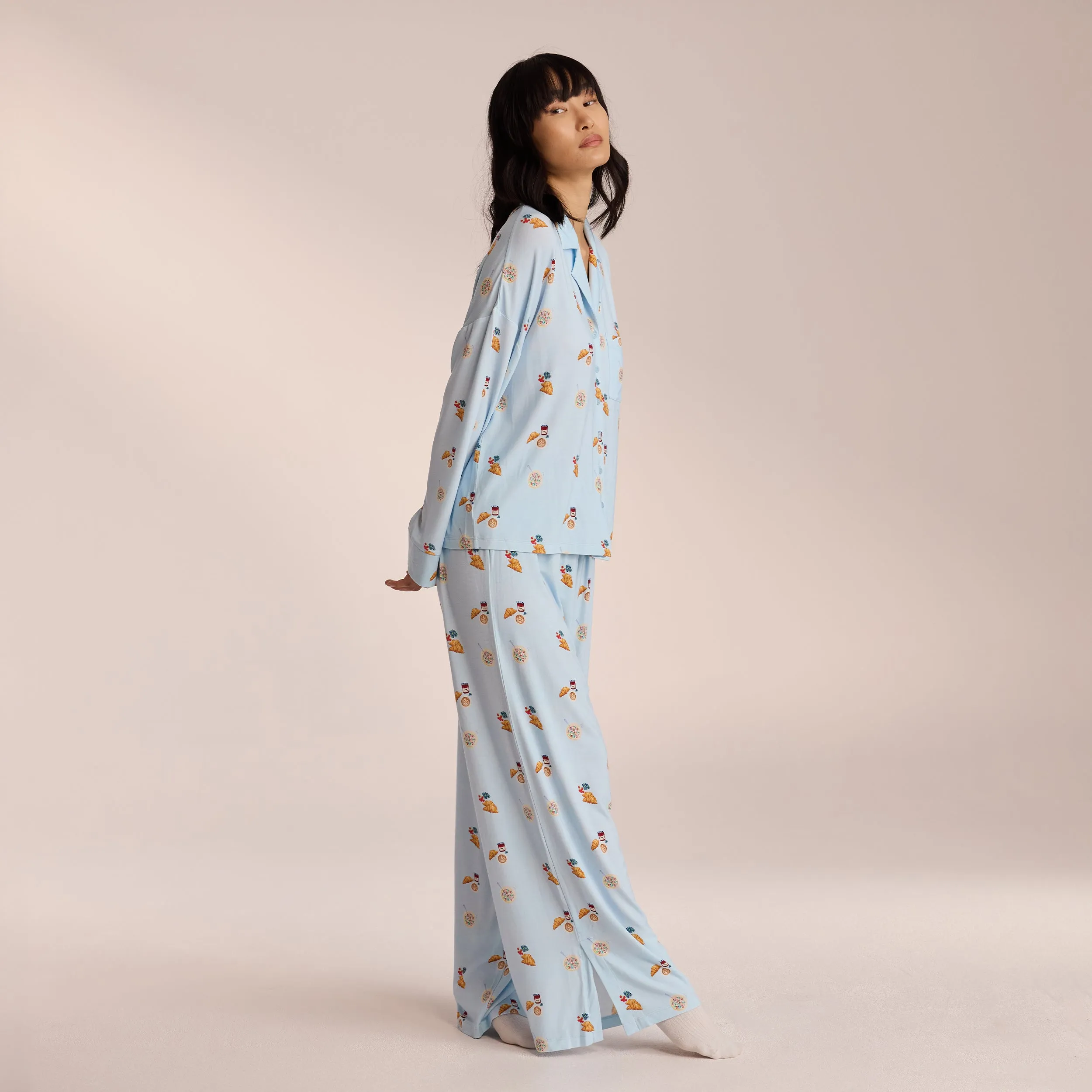 Modal Pajama Pants - Blue