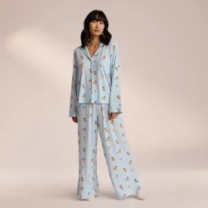Modal Pajama Pants - Blue