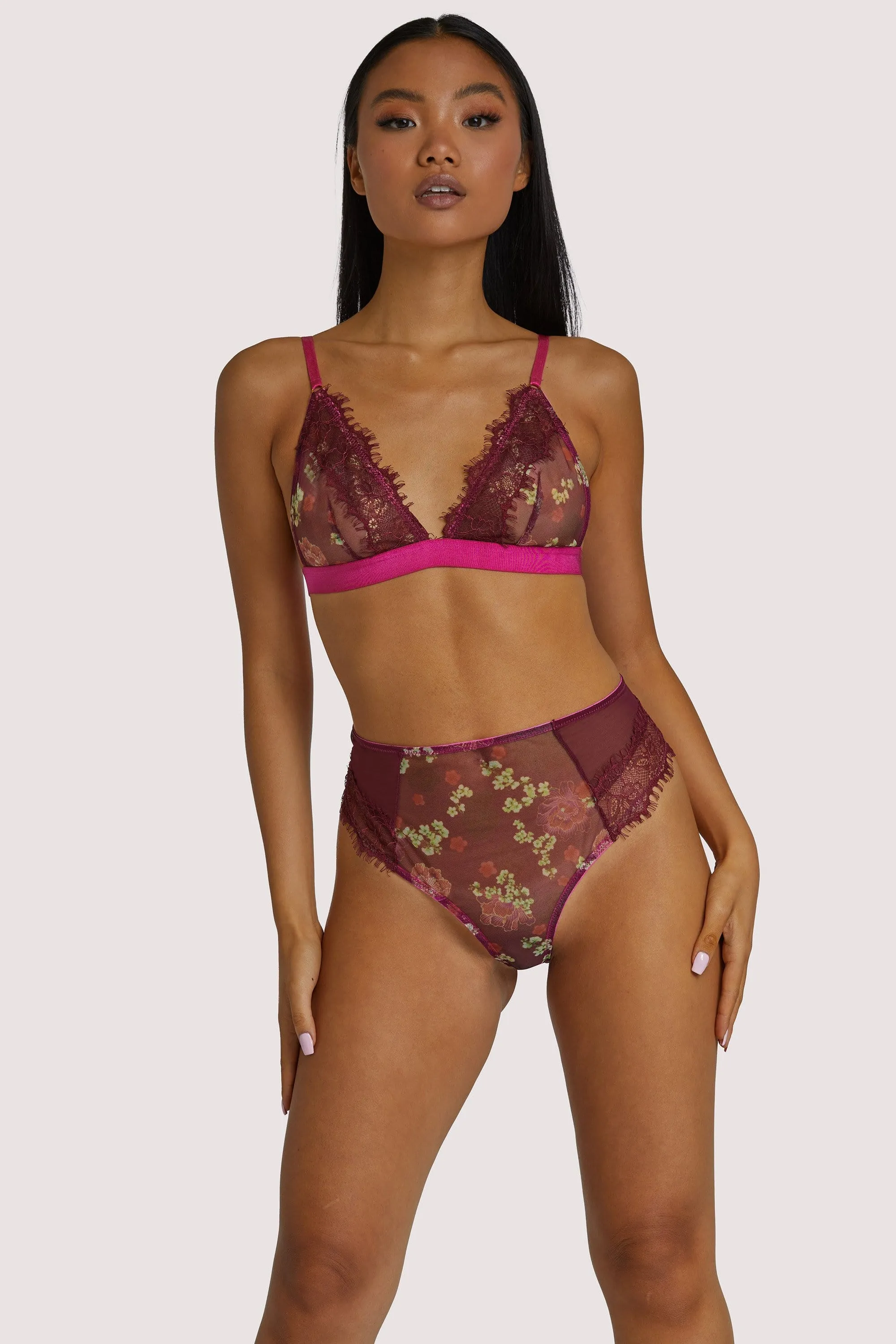 Neve Kimono Print High Waist Brief