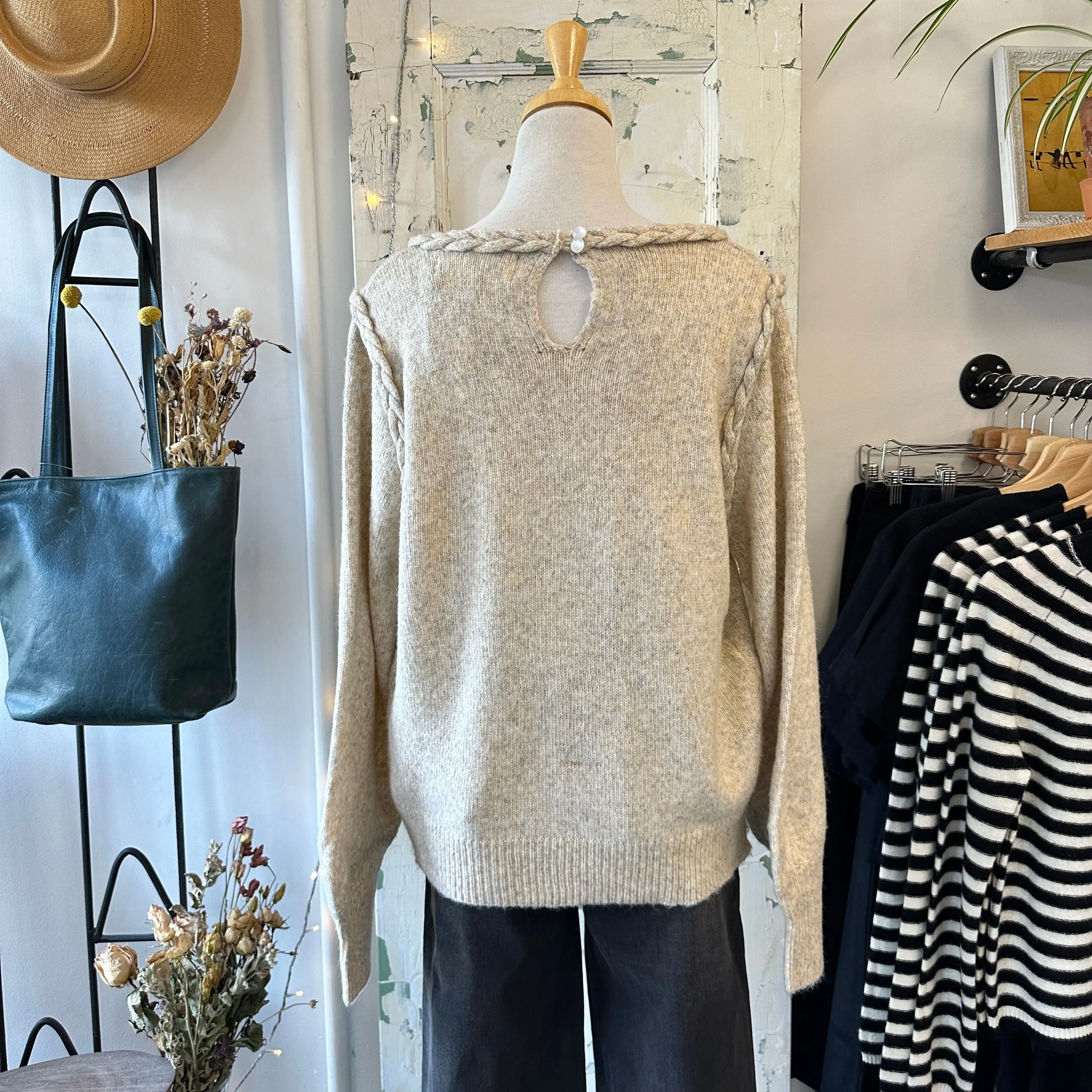 Pink Martini // Audrey Sweater Taupe