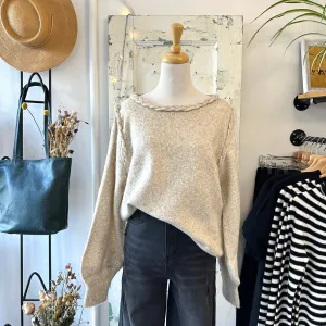 Pink Martini // Audrey Sweater Taupe