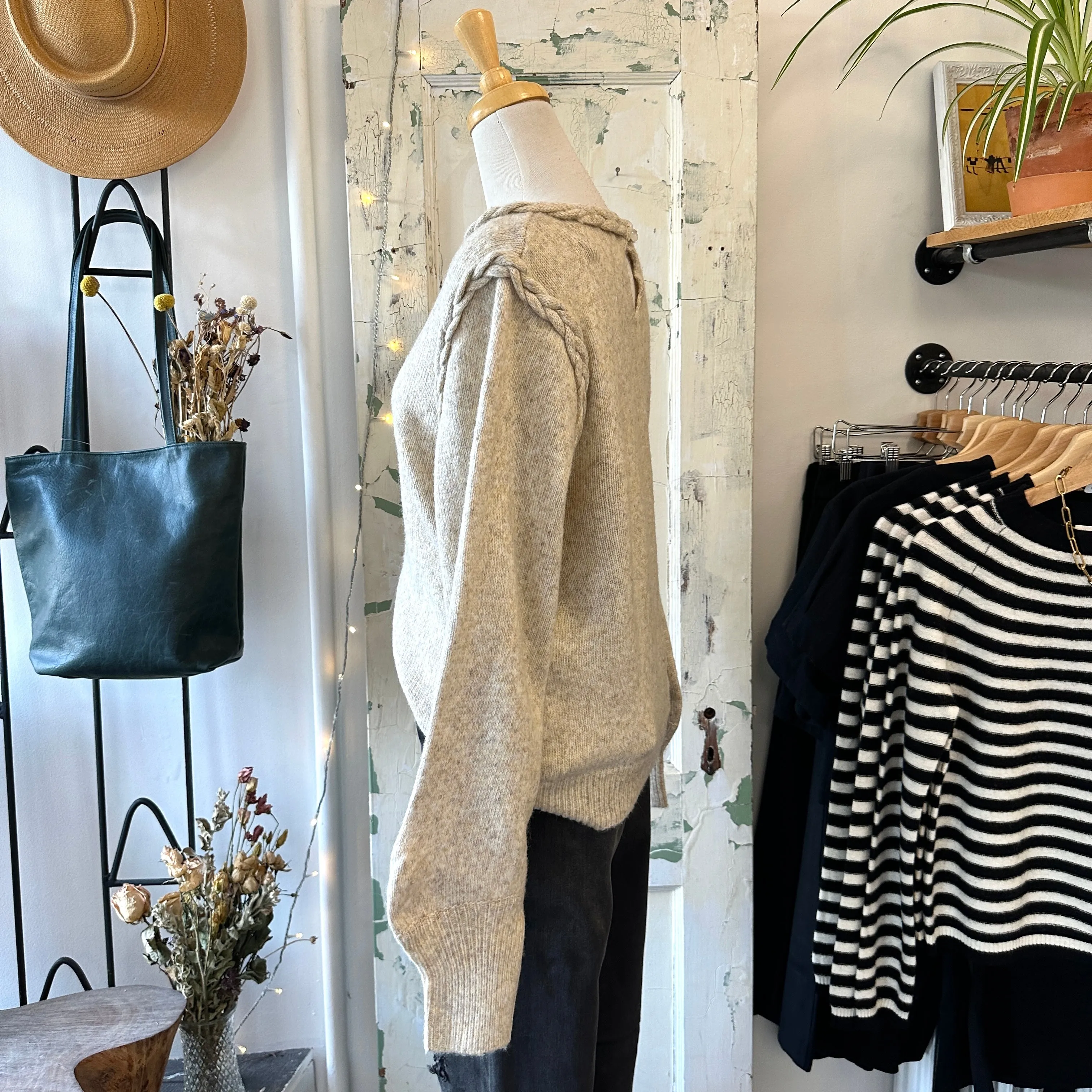 Pink Martini // Audrey Sweater Taupe