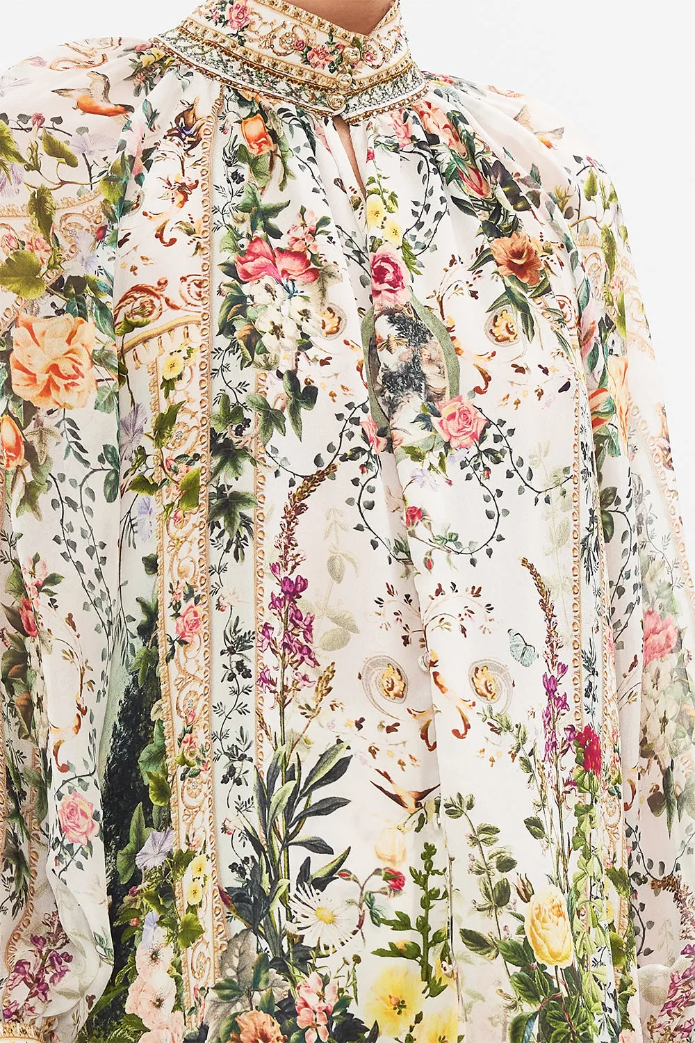 RAGLAN BUTTON UP SHIRT RENAISSANCE ROMANCE