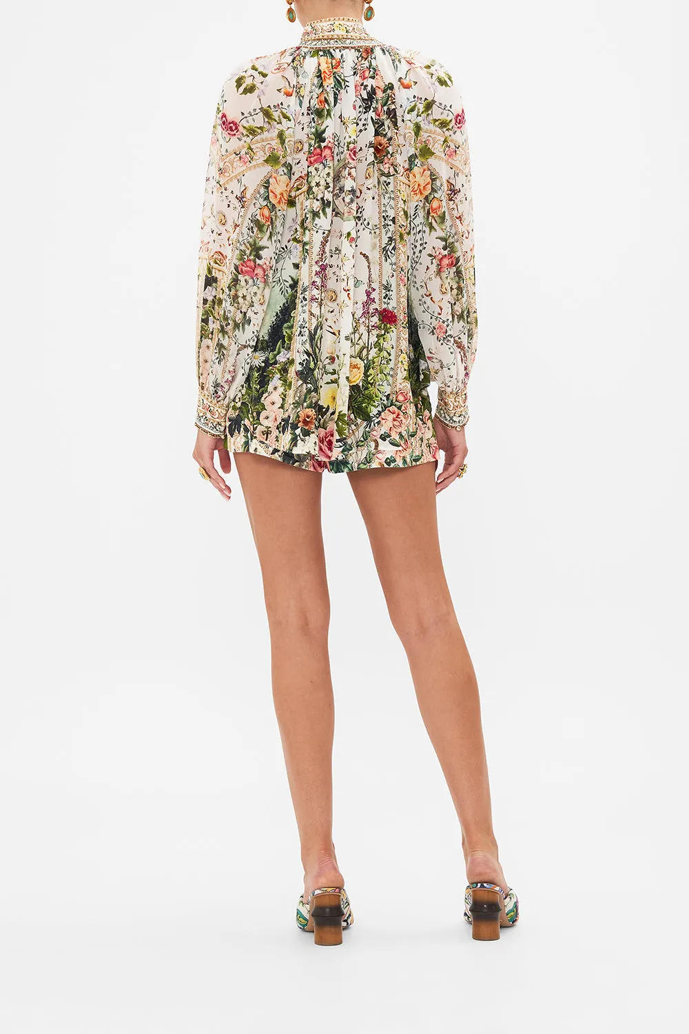 RAGLAN BUTTON UP SHIRT RENAISSANCE ROMANCE