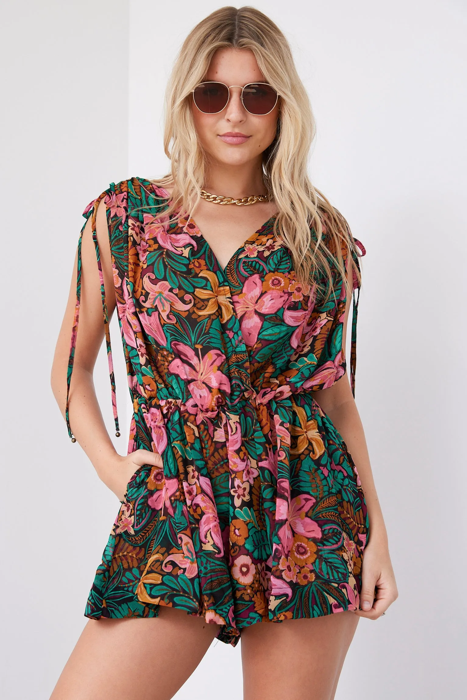 SALE - Sonia Floral Print Romper