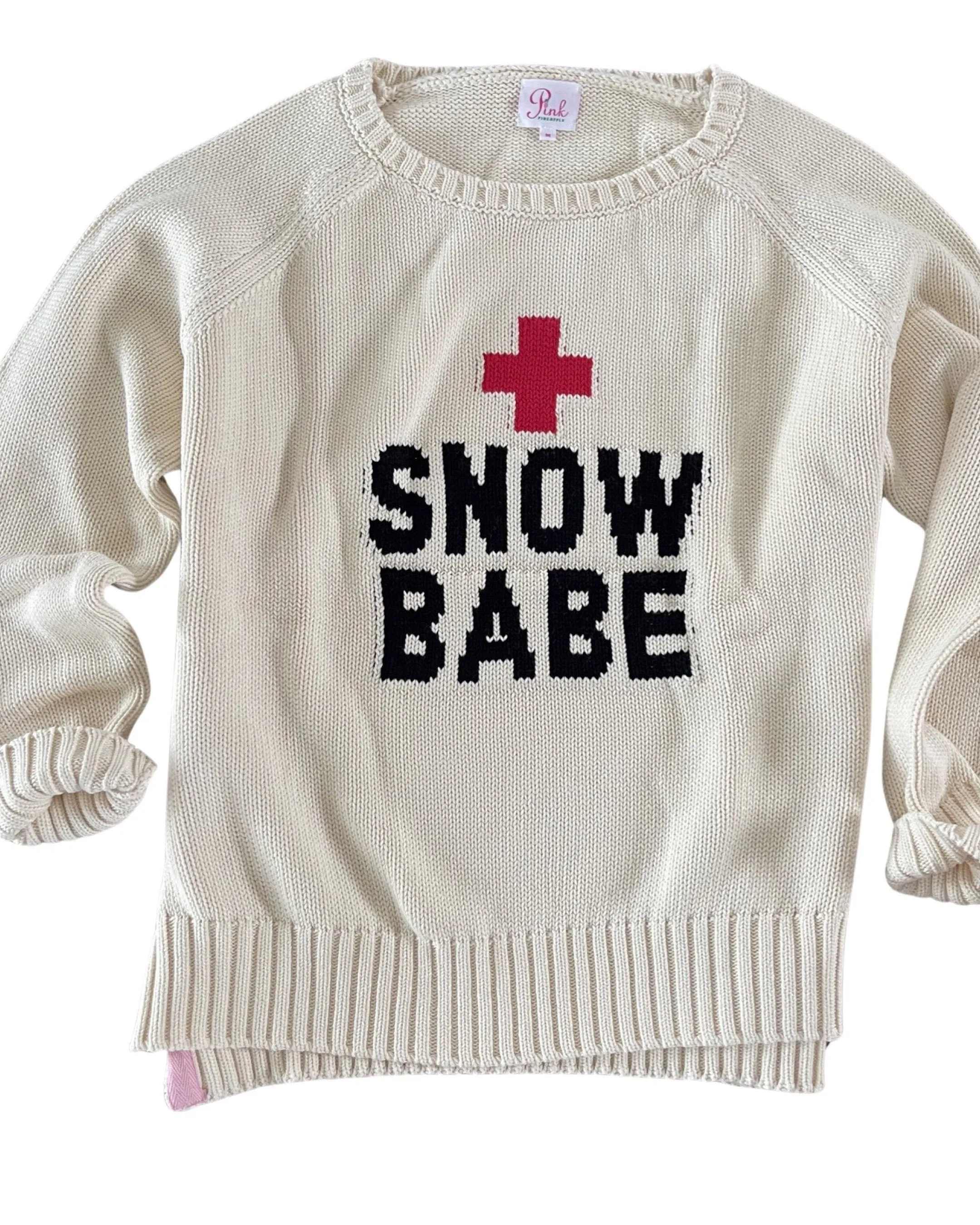 Snow Babe 100% Cotton Cozy Cabin Sweater