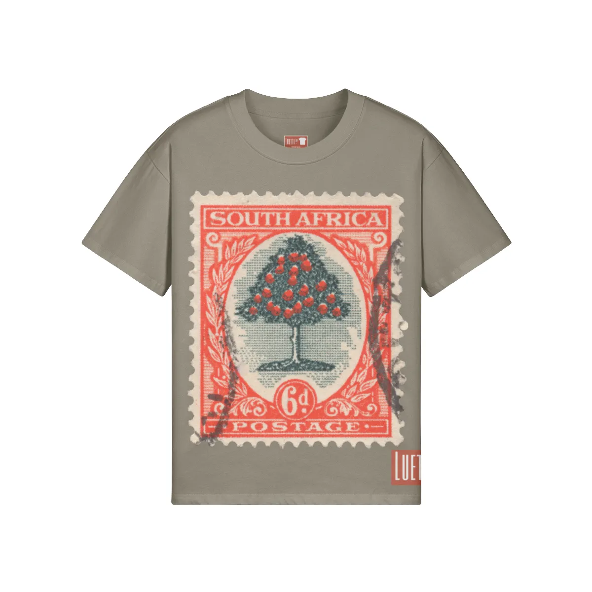 South Africa Stamp Oversized T-shirt