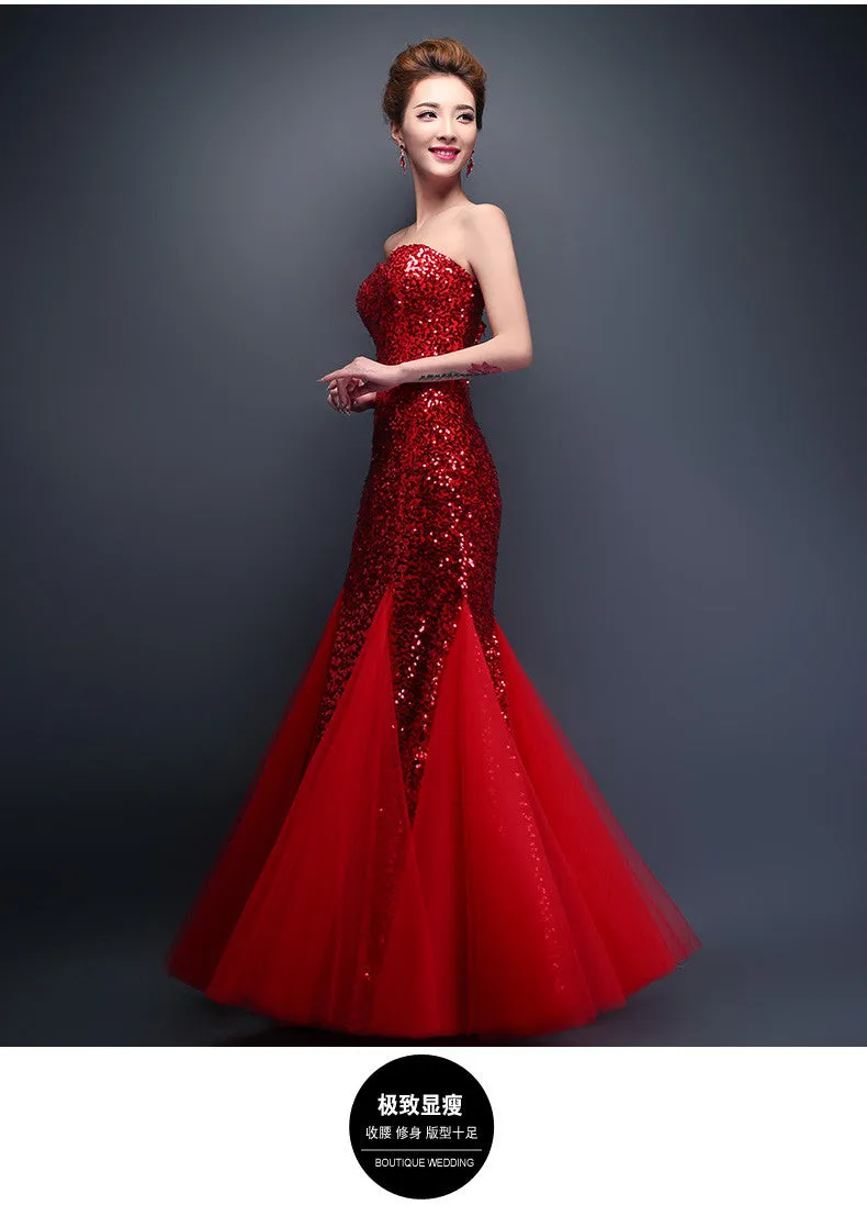 Sparkling sequined Lace up prom Dresses at Bling Brides Bouquet online Bridal Store