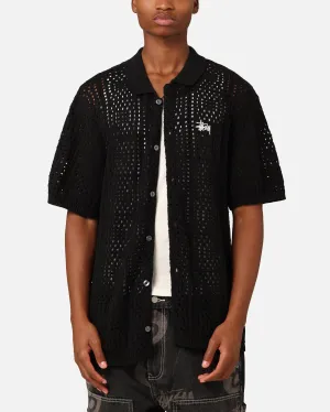Stüssy Crochet Shirt Black