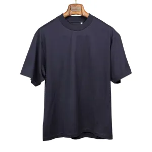 Suvin Supima tube tee in navy cotton