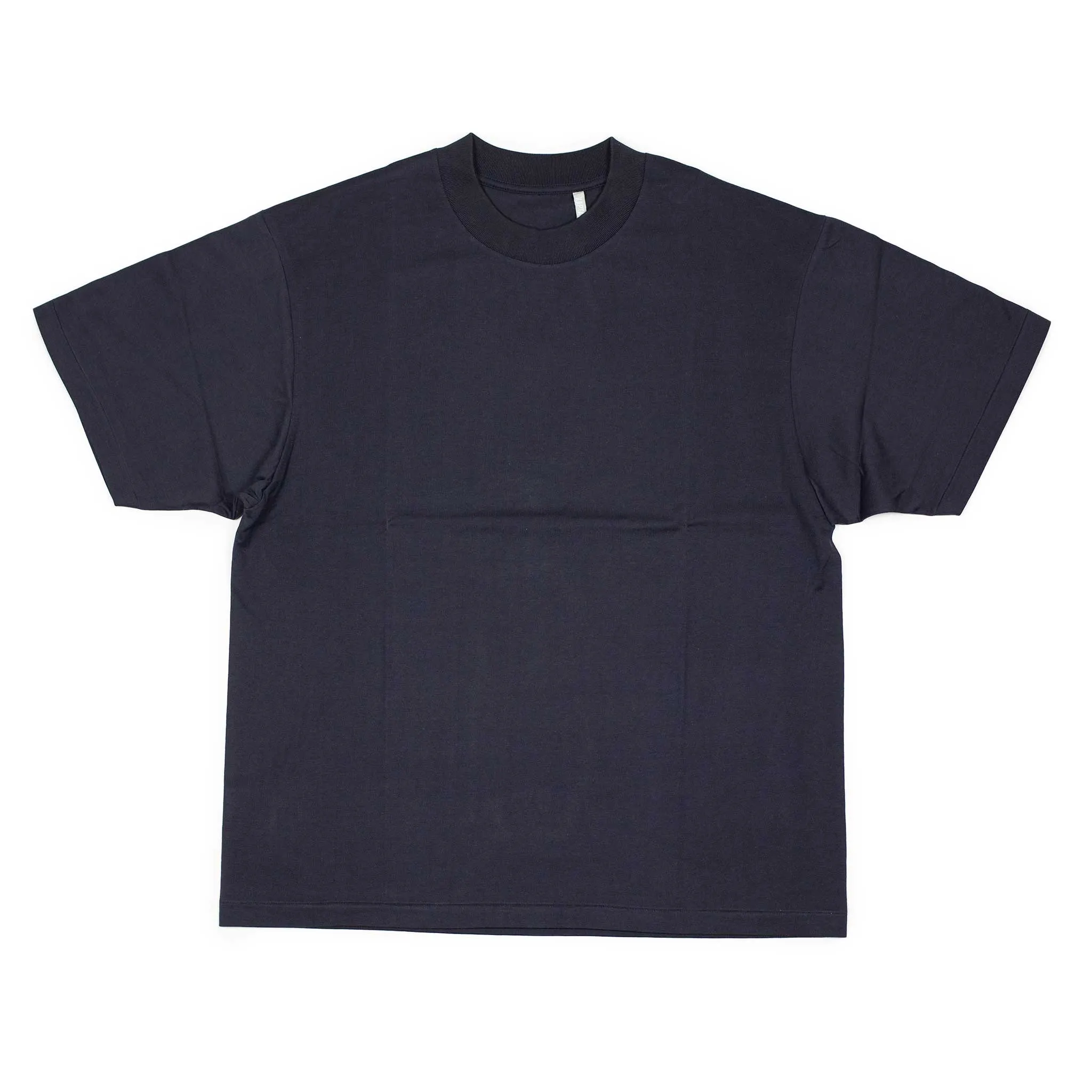 Suvin Supima tube tee in navy cotton