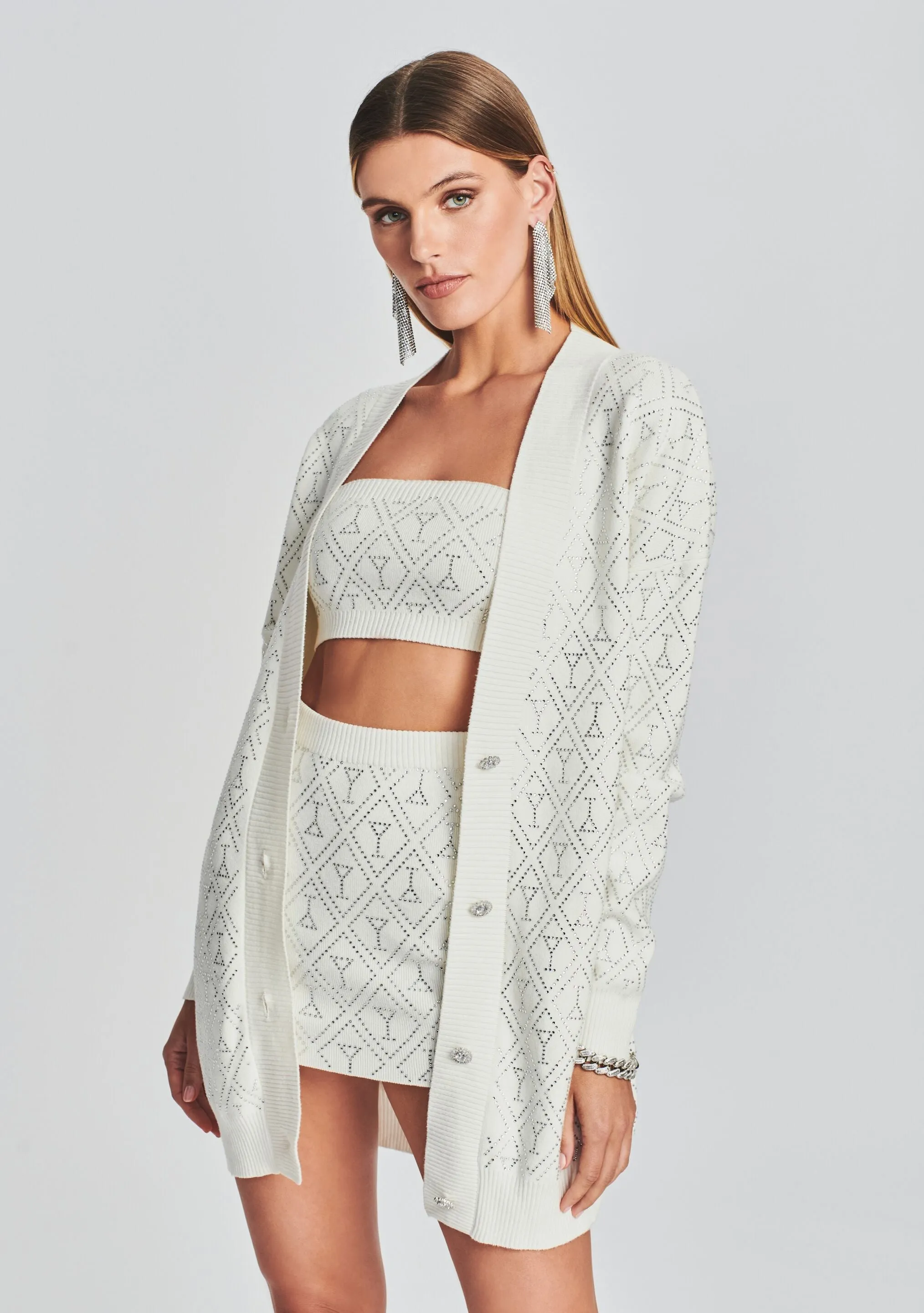 Tess Embellished Knit Cardigan