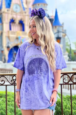 Text Me When You Get Home Castle Graphic Tee
