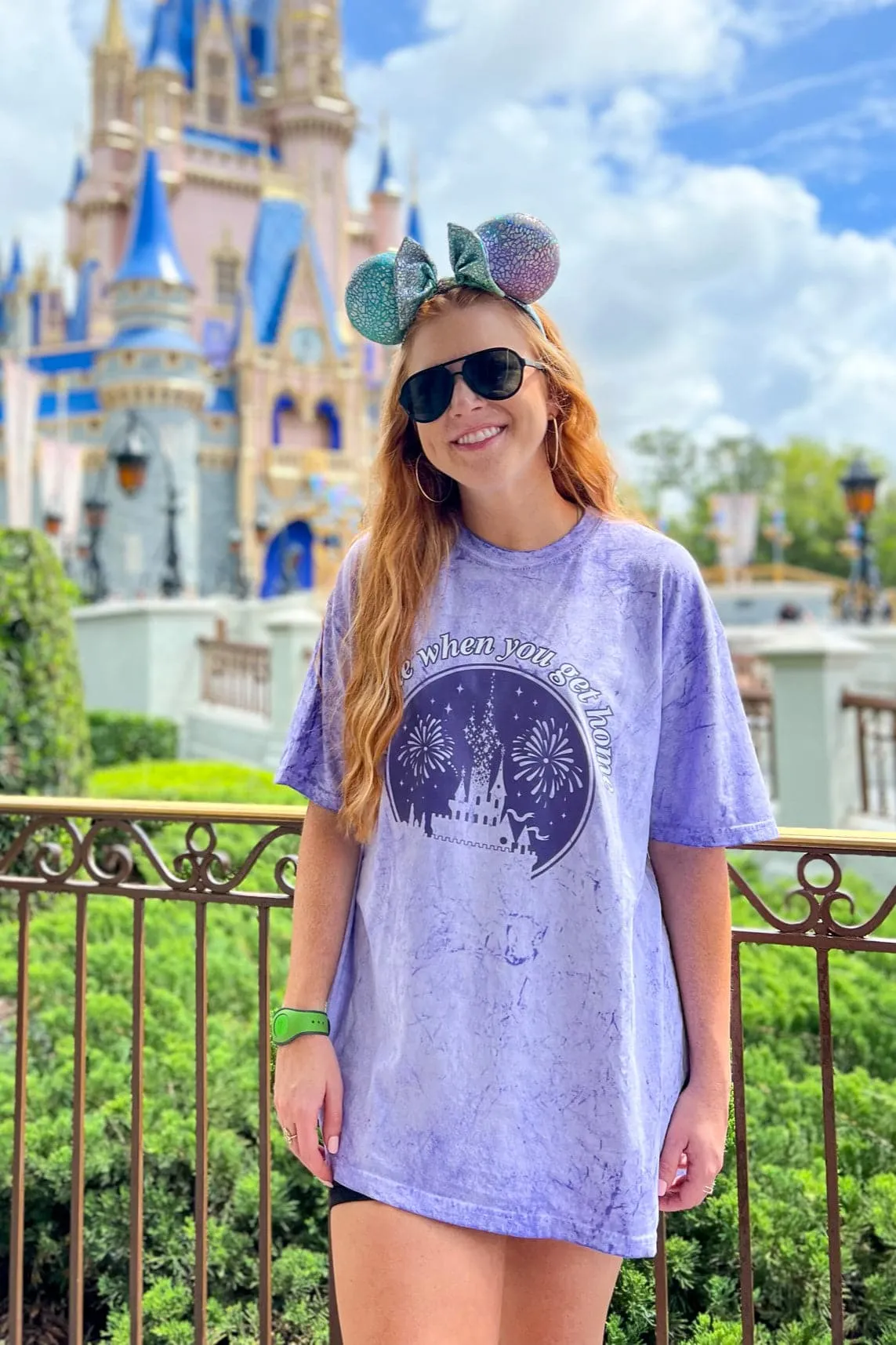 Text Me When You Get Home Castle Graphic Tee