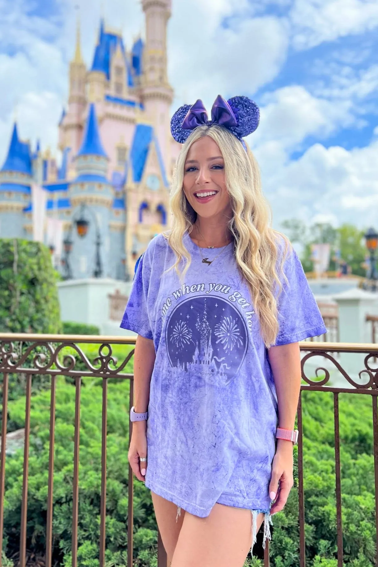 Text Me When You Get Home Castle Graphic Tee