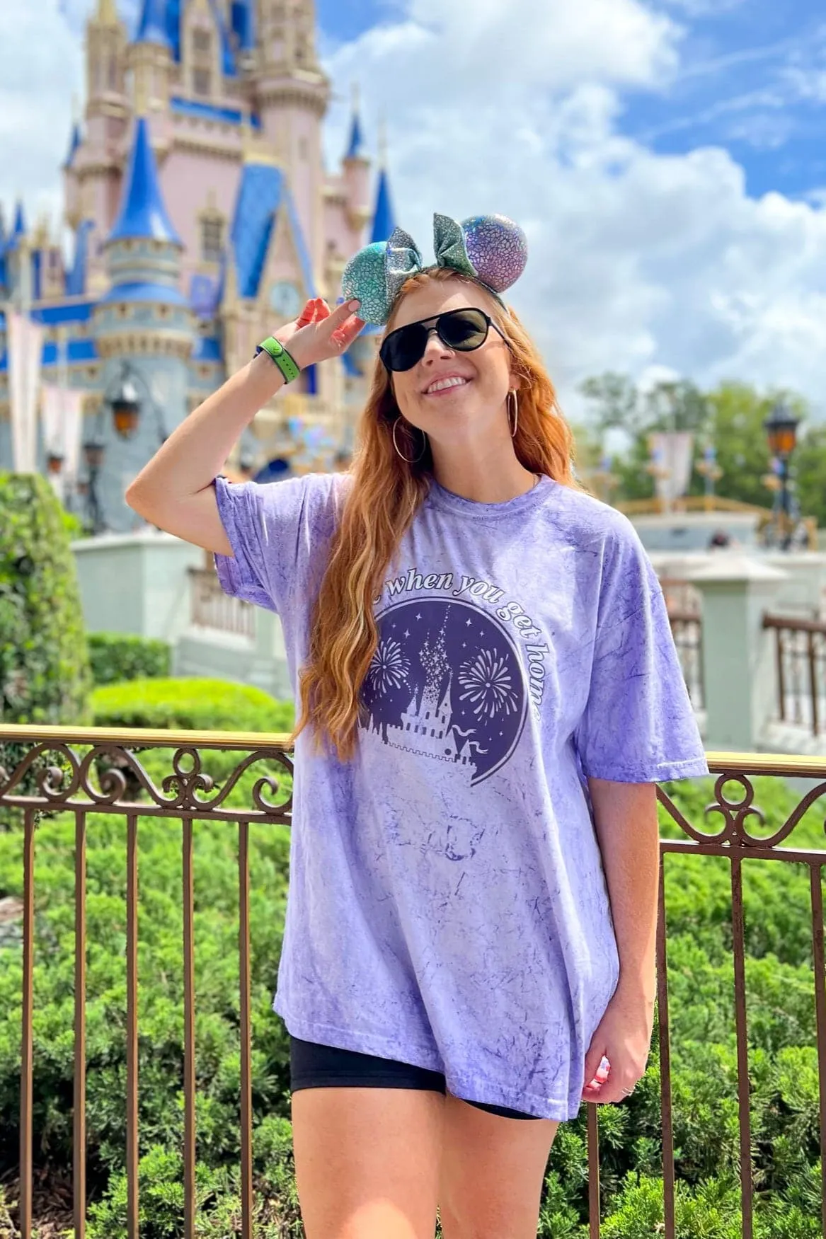Text Me When You Get Home Castle Graphic Tee