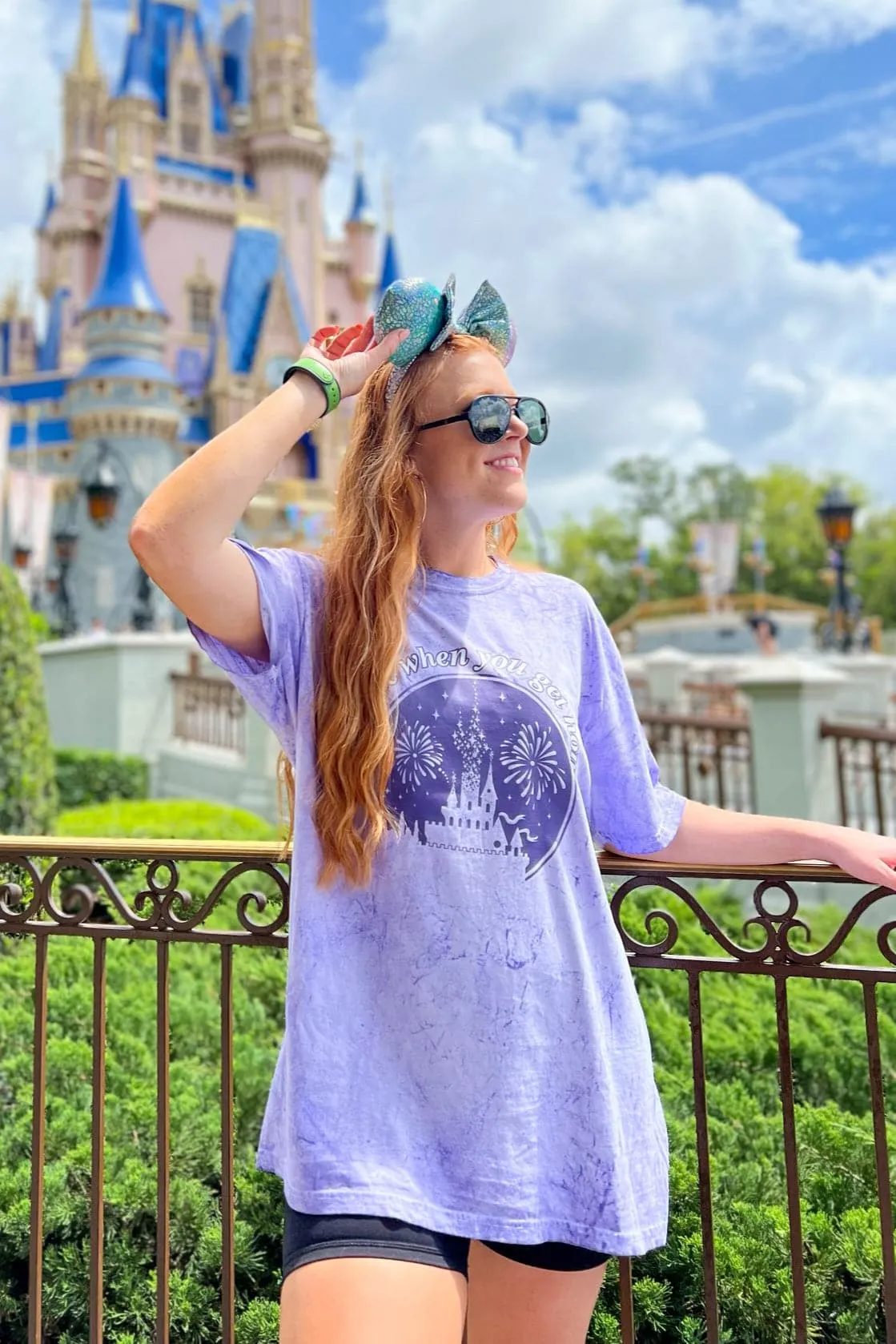 Text Me When You Get Home Castle Graphic Tee