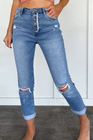 The Serena Cuffed Button Up Kancans